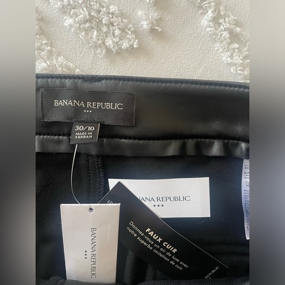 Banana Republic Slim Vegan Leather Pant - Picture 6 of 13